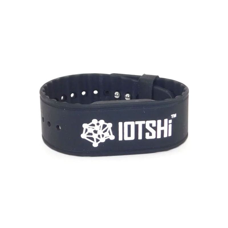 Adjustable Silicone Wristband (Black)
