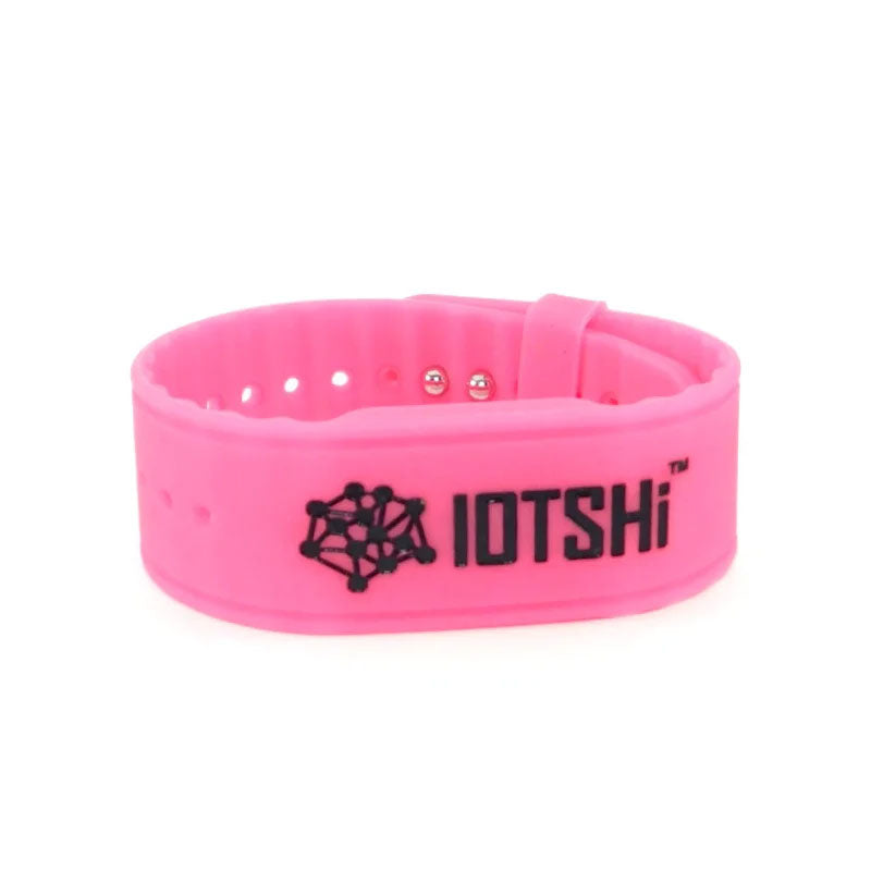 Adjustable Silicone Wristband (Pink)