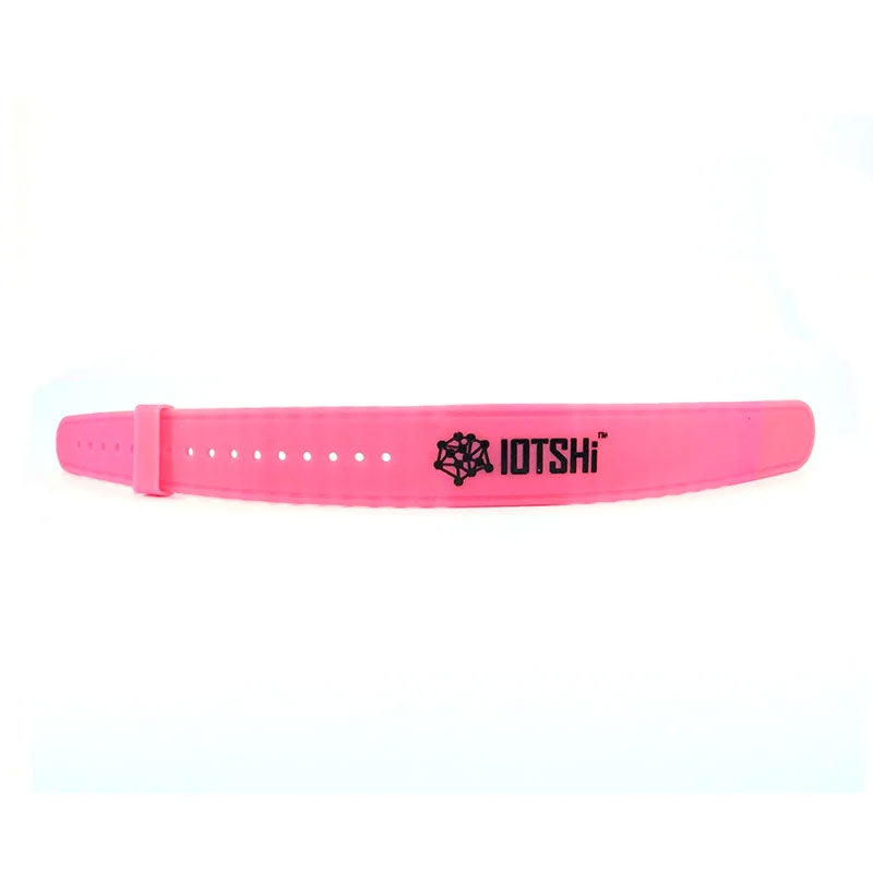 Adjustable Silicone Wristband (Pink)