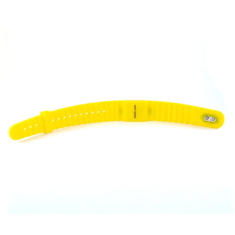 Adjustable Silicone Wristband (Yellow)